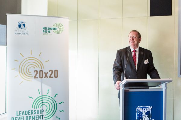 Glenn delivering a speech at the Centre Launch event 2014